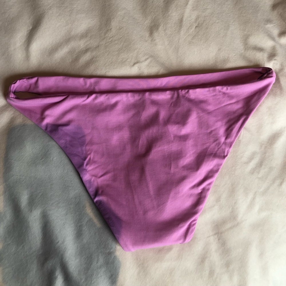 L space bikini bottom fuchsia size small